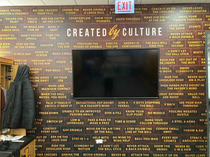 Loyola's "Created by Culture: wall